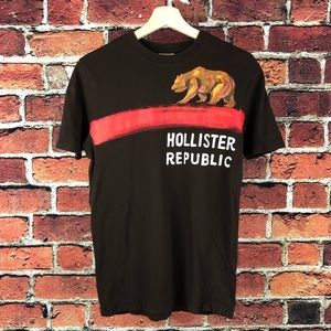 Hollister Republic Bear Mens T-shirt Small
